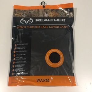 REALTREE Men’s fleeced base layered Pants Size XL